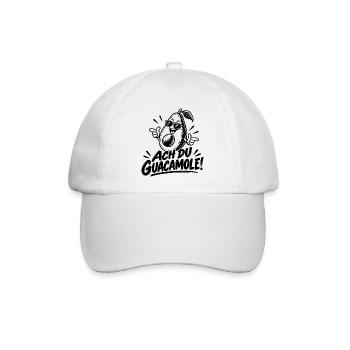 Ach du Guacamole! - Baseballkappe - Weiß/Weiß - Vorne