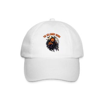 Reaper Pumpkin von Helfspawn - Baseballkappe - Weiß/Weiß - Vorne