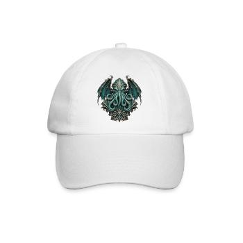 Eldritch Tentakelidol - Baseballkappe - Weiß/Weiß - Vorne