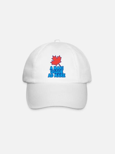 A Mari Usque Ad Mare Canada - Baseballkappe - Weiß/Weiß