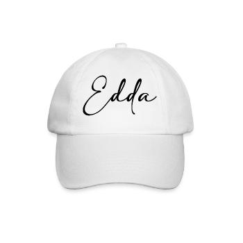 Edda - Baseballkappe - Weiß/Weiß - Vorne