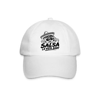 Salsa La Vista, Baby! - Baseballkappe - Weiß/Weiß - Vorne