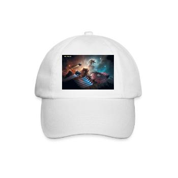 BASIS – Raumschiff der PERRY RHODAN-Serie  - Baseballkappe - Weiß/Weiß - Vorne
