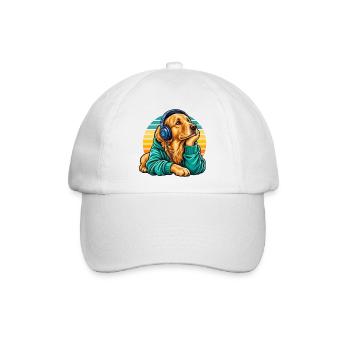 Golden Retriever Hundemama süße Haustierliebhaberin - Baseballkappe - Weiß/Weiß - Vorne