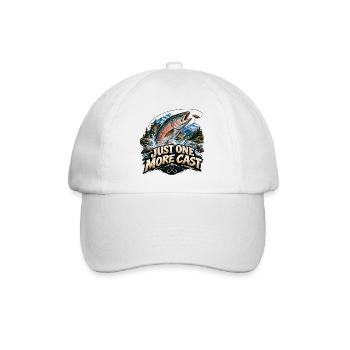 Zitate für Angler - Baseballkappe - Weiß/Weiß - Vorne