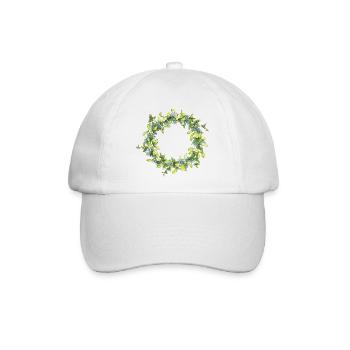 Mistelkranz - Baseballkappe - Weiß/Weiß - Vorne