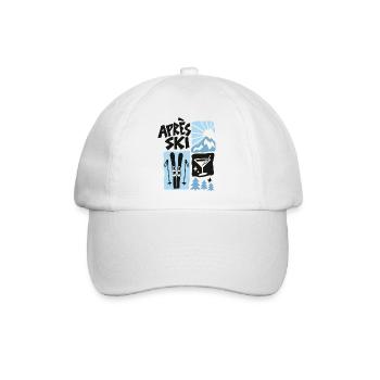 Après Ski Mountain Club - Baseballkappe - Weiß/Weiß - Vorne