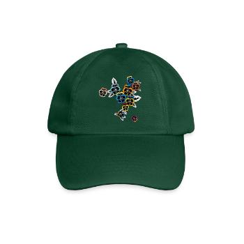 Pansy Spring - Baseball Cap - bottle green - Front