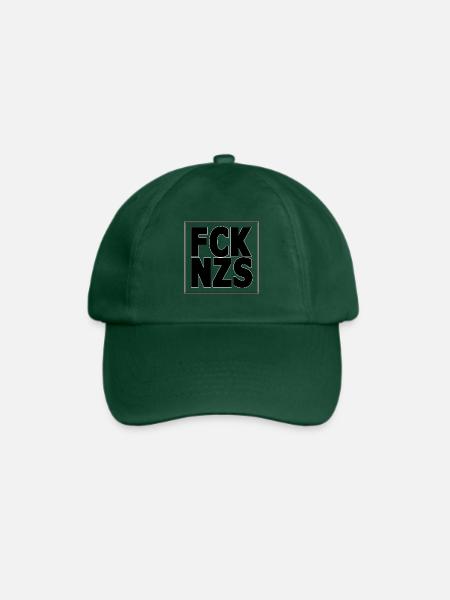 FCK NZS - Baseballkappe - Flaschengrün