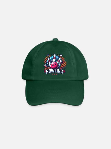 Bowling Logo - Baseballkappe - Flaschengrün