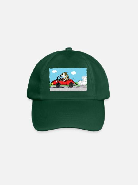 rennfahrer - Baseballkappe - Flaschengrün