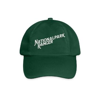 Nationalpark Ranger – Wildhüter & Naturschutz - Baseballkappe - Flaschengrün - Vorne