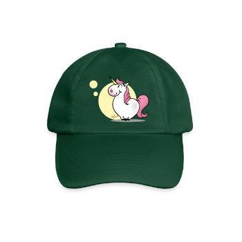 Einhorn - Baseballkappe - Flaschengrün - Vorne