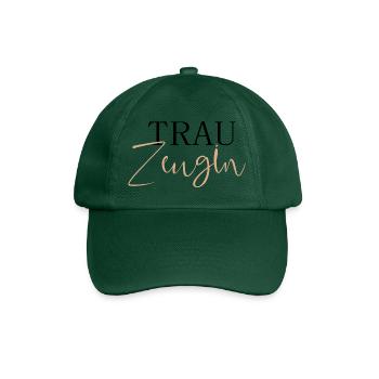 Trauzeugin - Baseballkappe - Flaschengrün - Vorne