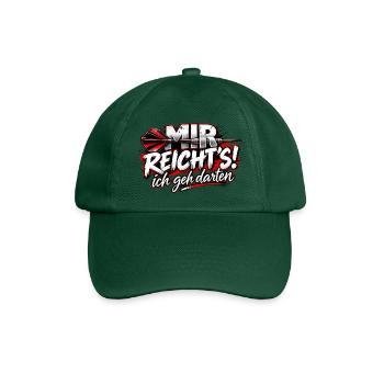 Mr Reichts Ich geh darten - Baseballkappe - Flaschengrün - Vorne