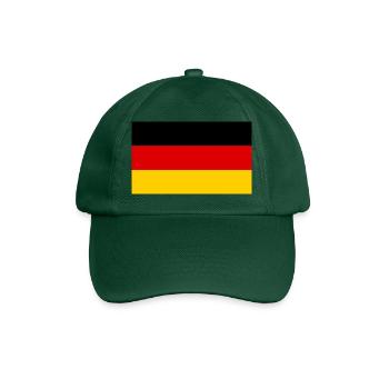 Deutschland - Baseballkappe - Flaschengrün - Vorne