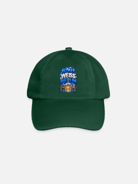 Blau Weiss Berlin - Baseballkappe - Flaschengrün