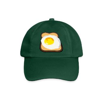 Spiegelei Toast - Baseballkappe - Flaschengrün - Vorne