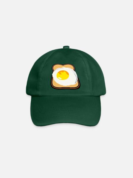 Spiegelei Toast - Baseballkappe - Flaschengrün