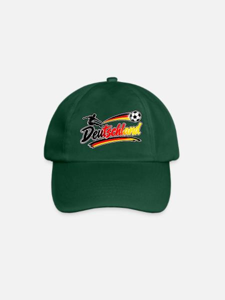 DeutschlandFussball - Baseballkappe - Flaschengrün