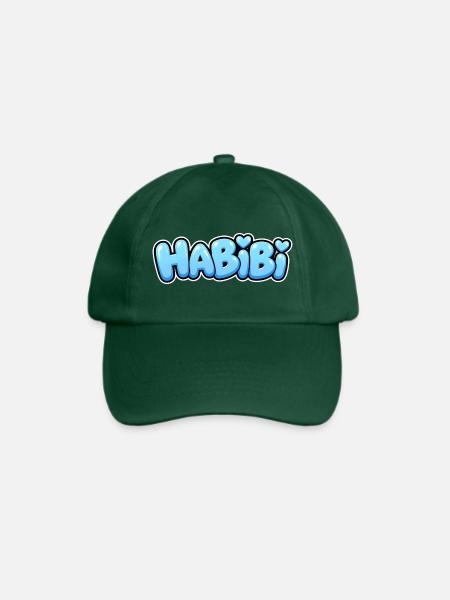 Habibi – Süßer Herz Schriftzug – Liebe - Baseballkappe - Flaschengrün