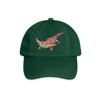 Regenbogen Diplocaulus Strahlen - Baseballkappe - Flaschengrün - Vorne
