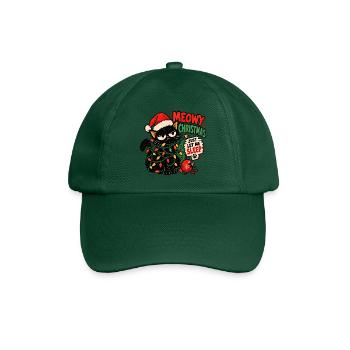 Eine Katze, die Weihnachten hasst - Baseballkappe - Flaschengrün - Vorne