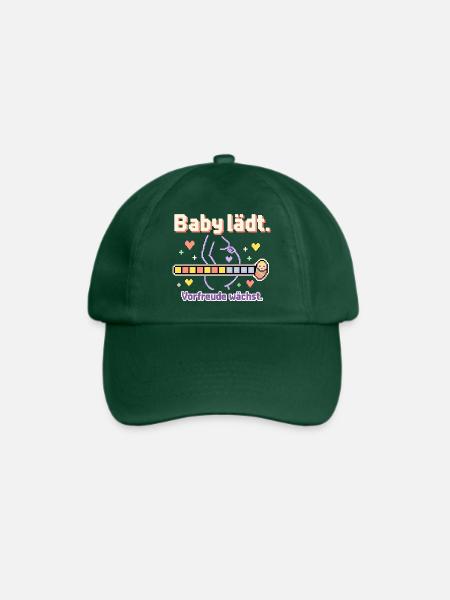Baby Loading Schwangerschaft werdende Mama - Baseballkappe - Flaschengrün