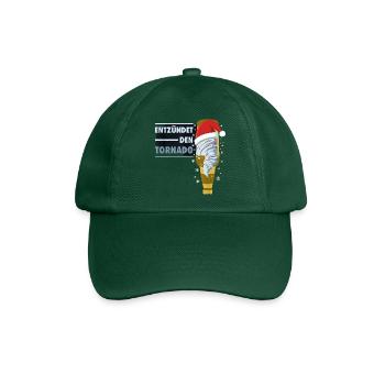 Entzündet Den Tornado Bier Exen Weihnachten Party - Baseballkappe - Flaschengrün - Vorne