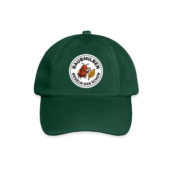 Raubmilben Regeln Das Schon Nützlinge - Baseballkappe - Flaschengrün - Vorne