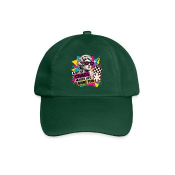 Ein bisschen Chaos - Baseballkappe - Flaschengrün - Vorne