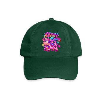Glow in the Barn – Kawaii Gummy Cow - Baseballkappe - Flaschengrün - Vorne