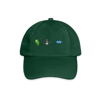 Aliens-Monsters - Baseballkappe - Flaschengrün - Vorne