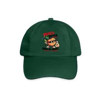 Peach Better Have My Money – Gangster Pfirsich - Baseballkappe - Flaschengrün - Vorne