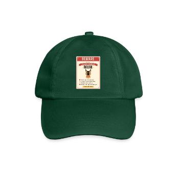 Hüte dich gegen Deutsche Schäferhund-Mama Lustige Hunde-Mama Geschenk - Baseballkappe - Flaschengrün - Vorne