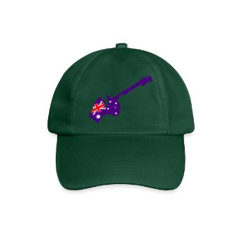 Purple Austral Guitar - Baseballkappe - Flaschengrün - Vorne