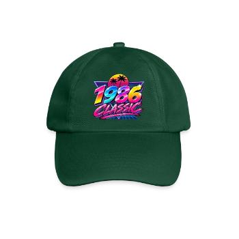 Neonpalmen 1986 Retro - Baseballkappe - Flaschengrün - Vorne