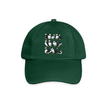 Mehr Puffin-Freunde - Baseballkappe - Flaschengrün - Vorne