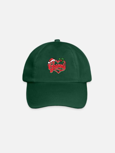 Grammie Herzweihnacht Logo - Baseballkappe - Flaschengrün