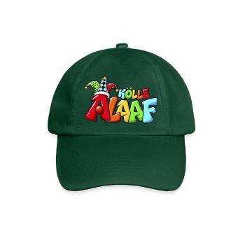 Kölle Alaaf – Buntes Comic Karneval Design mit Nar - Baseballkappe - Flaschengrün - Vorne