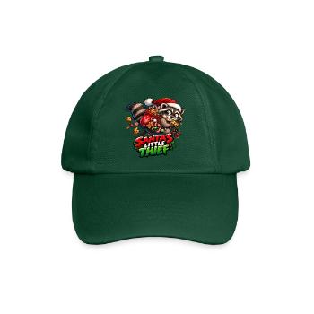 Santas kleiner Dieb - Baseballkappe - Flaschengrün - Vorne