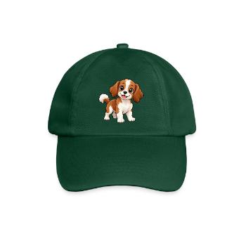 Süßer Kuschelhund - Baseballkappe - Flaschengrün - Vorne