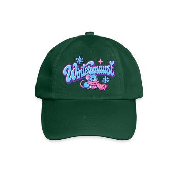 Wintermausi Y2K - Baseballkappe - Flaschengrün - Vorne