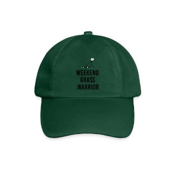 Weekend Grass Warrior – Lustiger Gärtner - Baseballkappe - Flaschengrün - Vorne