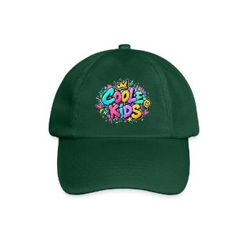 Coole Kids Graffiti Spritzer - Baseballkappe - Flaschengrün - Vorne