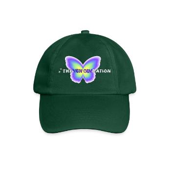 Y2K Schmetterling - New Generation - Baseballkappe - Flaschengrün - Vorne