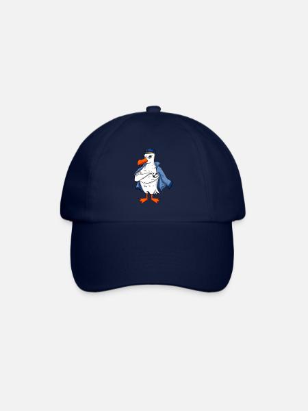 Mouette musculaire avec cadeau de mouette tatouage ancre - Casquette classique - bleu/bleu