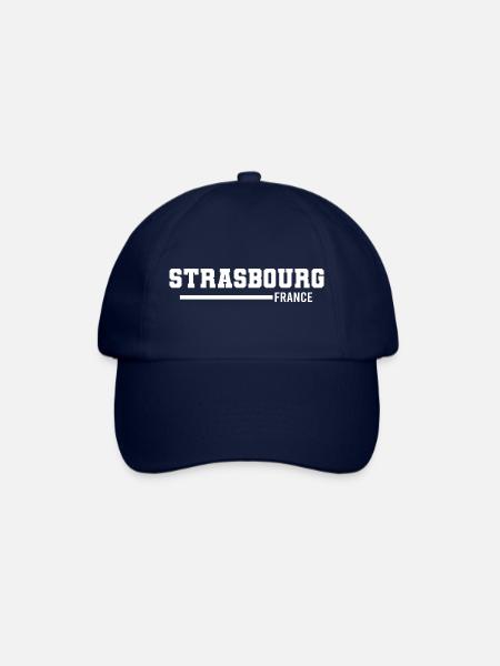 Straßburg | Frankreich - Baseballkappe - Blau/Blau