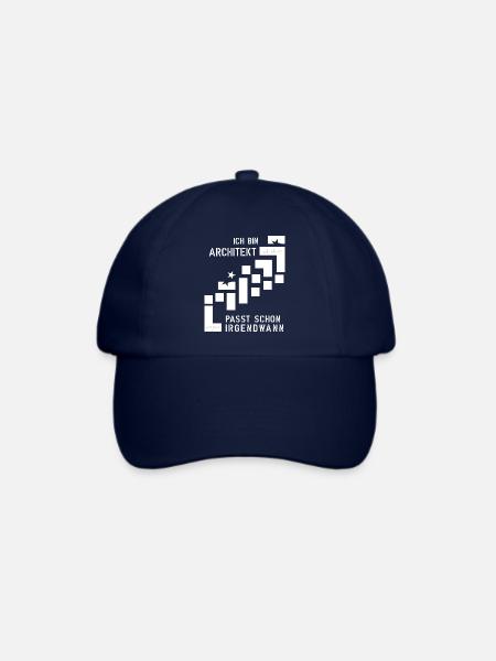 Architekt - Baseballkappe - Blau/Blau