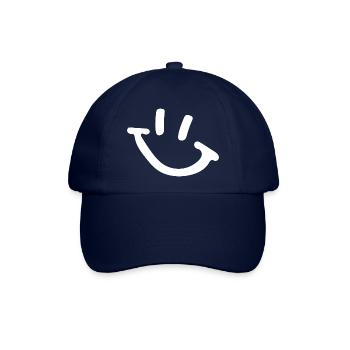 Smiley - Baseballkappe - Blau/Blau - Vorne